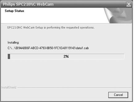 7 Pode agora ligar a WebCam ao computador. Nota! A WebCam SPC210NC/SPC215NC é XP Plug & Play.