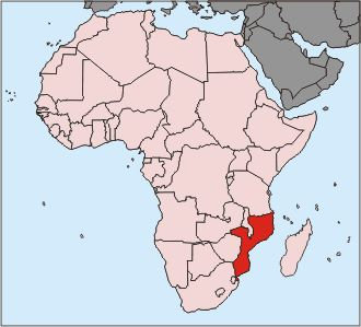 Moçambique (1975): 1975: Independência (Acordo de Lusaka) 1975 1992: