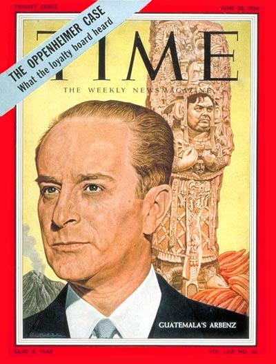 GOLPE NA GUATEMALA 1950: Eleição de Jacobo Arbenz Nacionalismo, reforma agrária, confisco de propriedades da