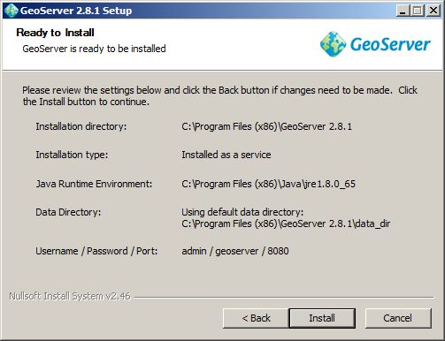 Criação de Serviços de Visualização e Descarregamento Instalação GeoServer