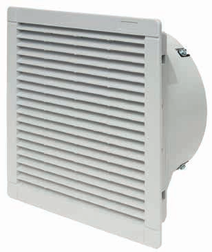 SÉRIE SÉRIE Ventilador com filtro adequado para armários e painéis elétricos, versões de 120 V ou 230 V AC Baixo nível de ruído Mínimas dimensões externas ao painel Volume de ar (14 470) m 3 /h (com