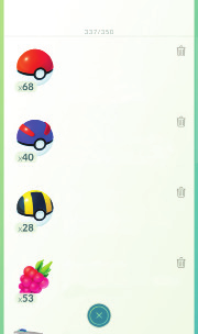Um dos enigmas do Pokémon Go está em atingir um equilíbrio de materiais para o Treinador ter consigo em movimento.