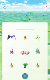 Pokémon Go: O Guia N ~ ao-oficial do canto superior esquerdo é o que está mais próximo de ti.