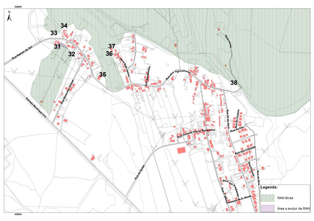 regime da RAN A Figura 11 ilustra as áreas a excluir do regime da Reserva Agrícola