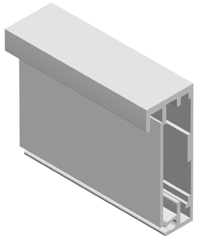 PERFIL VITRINA FI-25 FI-26 21,6 20 5.