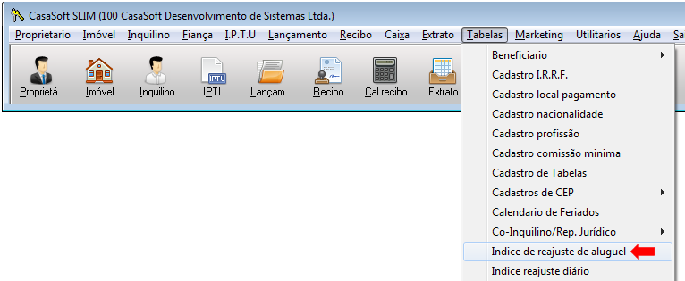 1. Objetivo Este guia tem como objetivo orientar sobre como realizar, de forma correta, reajuste de aluguel no sistema Slim. 2.