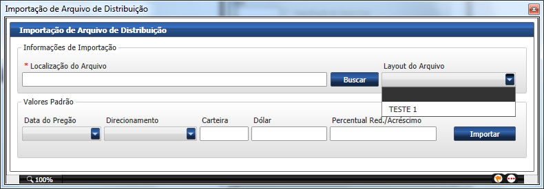 Distribuição por arquivo.