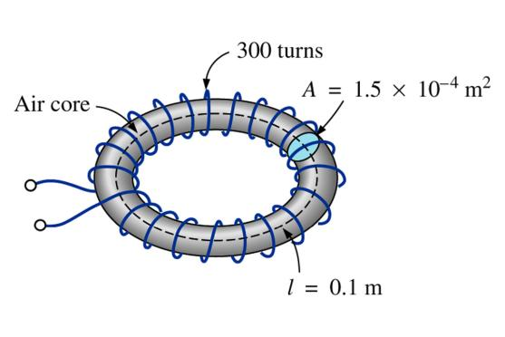 08) Se o fluxo em um indutor de 50 espiras varia à razão de 0,06 Wb/s, qual o valor da tensão induzida?