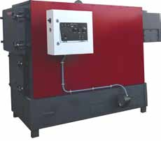 ALTERNATIVE Caldeiras de lenha THT Caldeiras de lenha de grande potência para a produção de água quente sanitária e aquecimento. Compreende os modelos de 100 a 500 kw.