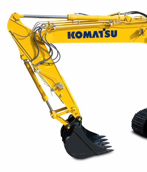 Num relance A nova geração de escavadoras Komatsu, com motores que satisfazem a norma EU Stage IIIB/ EPA Tier 4 interim, mantem a tradição de alta qualidade com total apoio ao cliente, renovando o