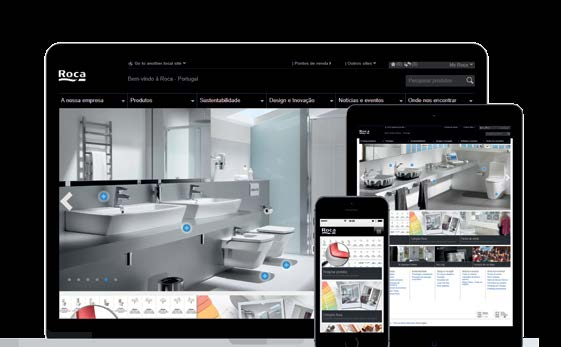 Página Web da Roca mais funcional e dinâmica Roca lançou a nova página web pensada para