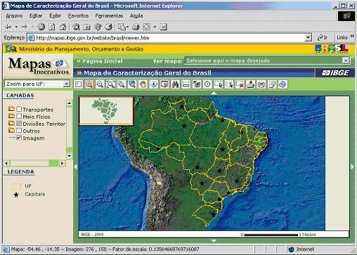 Figura 4 Mapa de Caracterização Geral do Brasil VPrefeitura da Cidade do Rio de Janeiro -Armazém de Dados (Consulte: http://armazemdedados.rio.rj.gov.