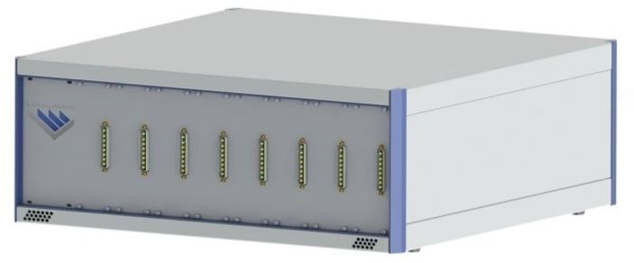 Arquitetura HIL modular - Cargas intercambiáveis, condicionamento de sinais e FIU As gavetas podem ser criadas em uma variedade de configurações altamente escaláveis: Da simulação em desktop aos
