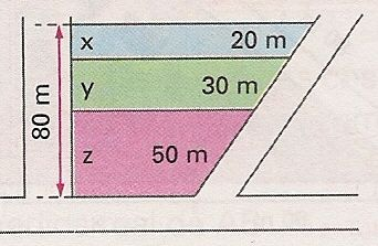 Calcule as medidas dos lados AB e AC do triângulo.