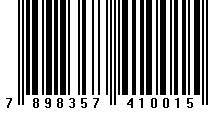 O CÓDIGO Código DE BARRAS de