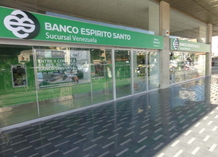 Sucursal do BES na Venezuela a funcionar desde Janeiro de 2012 como Banco Universal, com uma Agência em Caracas para o público em geral e áreas dedicadas para Empresas e Banca Privada.