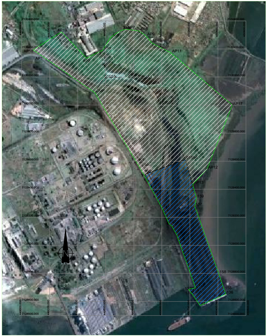 do Terminal FASE 4 DO TCM - DISPOSIÇÃO DOS TERMINAIS Pontos- chave Pré- viabilidade concluída com estudo de viabilidade em fase de conclusão Área de expansão Extensão Final do Terminal de 120