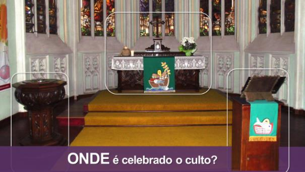 Para que o culto aconteça, necessita-se de um local adequado. Esse local é denominado espaço litúrgico.