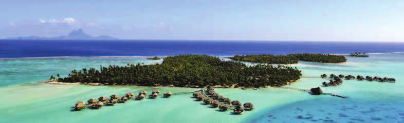 Polinésia Rangiroa e InterContinental Bora Bora Le Moana Resort (5*) InterContinental Bora Bora Resort & Thalasso Spa (5* Sup) APA Lagoon APA APA Localização: Em Matira Point, rodeado por