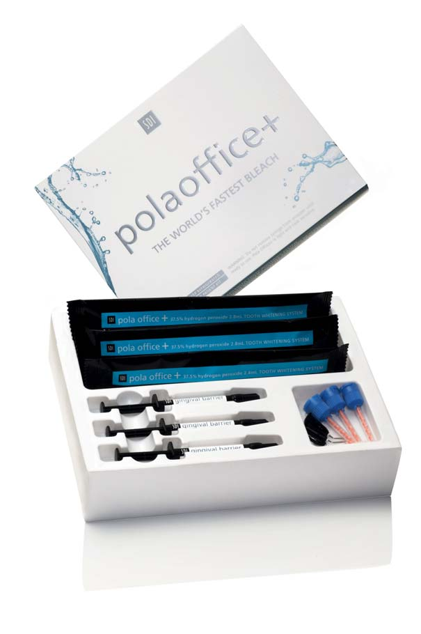 Pola Office+ kit para 3 pacientes com afastador 3 seringas de 2.