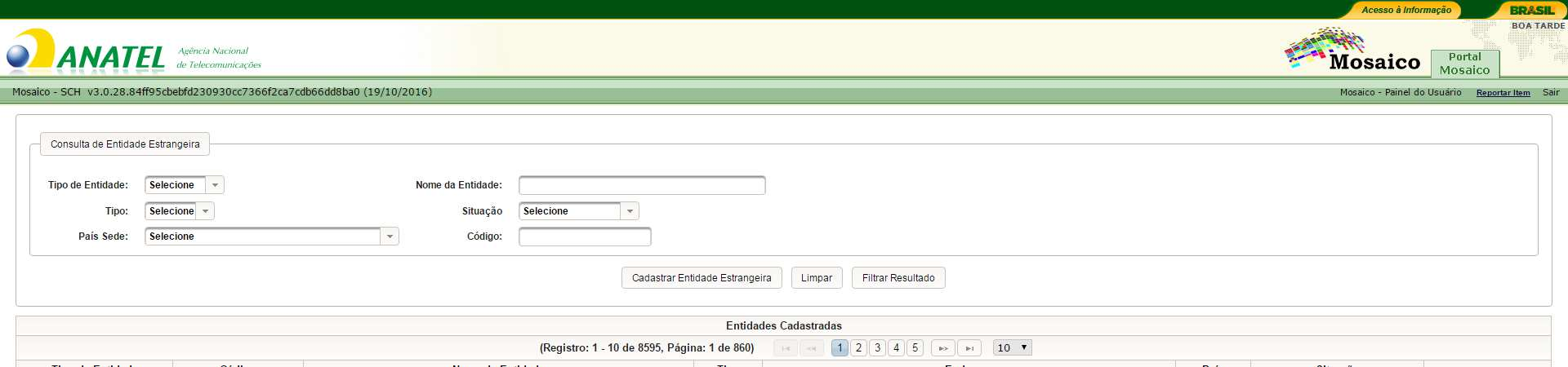 As instruções a seguir deverão ser realizadas caso seja necessário acrescentar NOVO fabricante estrangeiro na base de dados da ANATEL.