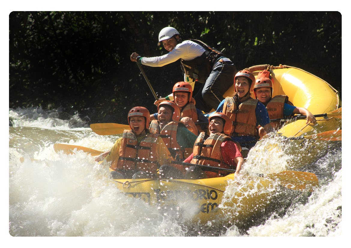 Rafting no Jacaré Brotas/SP OPERADORA O