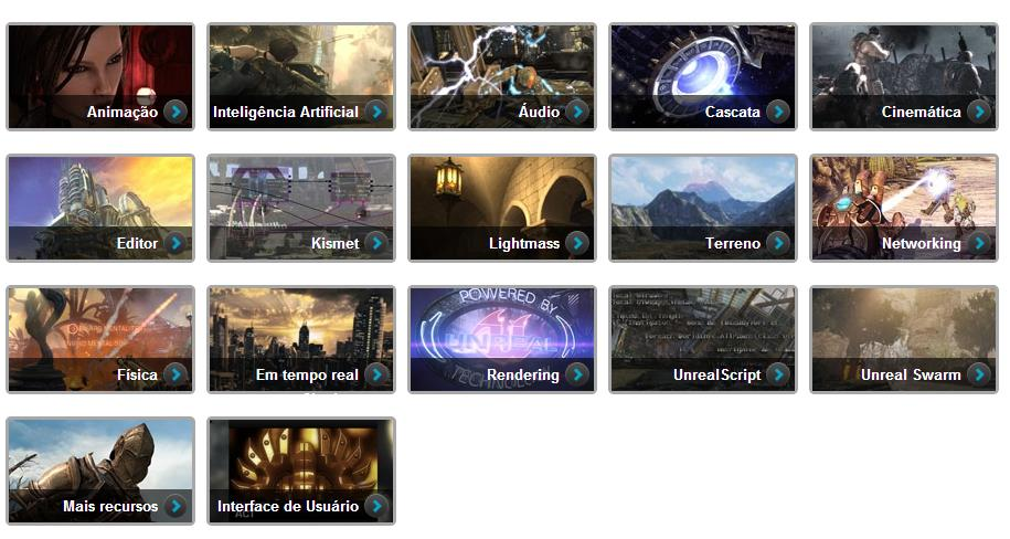Unreal Engine 3 - Ferramentas de desenvolvimento de jogos Cada aspecto do Unreal Engine 3 foi projetado para possibilitar uma maior facilidade de criação de conteúdo e programação.