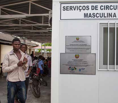 Lançamento e Expansão dos Serviços de Circumcisão Masculina Médica Voluntária A partir de 2013, o ICAP apoiou o lançamento e a expansão bem-sucedida dos serviços CMMV na Zambézia, em apoio ao