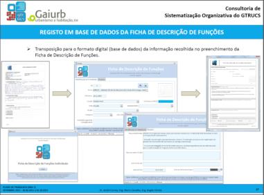 Definição de procedimentos A Gaiurb estuda, normaliza e estabelece procedimentos e normas internas de atuação nos diferentes