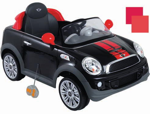 brinquedos carro elétrico mini cooper s coupe 7003 fácil pilotar por pedal ou