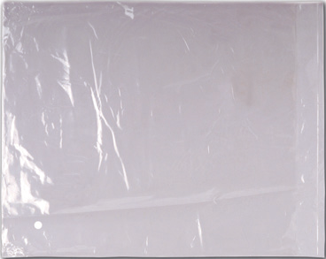 BOLSA SIMPLES Polipropileno transparente 100% virgem Galga 90 Um orifício respiração Lapela com adesivo reutilizável Caixa