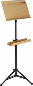 ORQUESTRA - MADEIRA C/ SUPORTE P/ PEDESTAL HET 80 ESTANTE PARA TABLET COM PEDESTAL