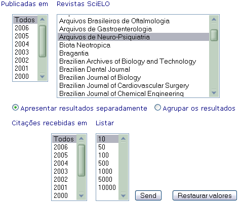 Citações de revistas Citações