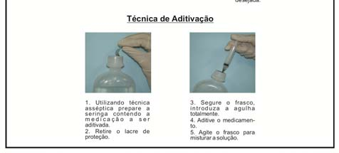 REAÇÕES ADVERSAS Caso o medicamento não seja utilizado de forma correta, reações adversas podem ocorrer e incluem resposta febril, infecção no ponto de injeção, trombose venosa ou flebite estendida