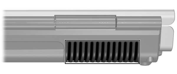 Hardware Componentes da Parte Traseira Componente Aberturas de ventilação* Descrição Fornecem fluxo de ar para resfriar os componentes internos.