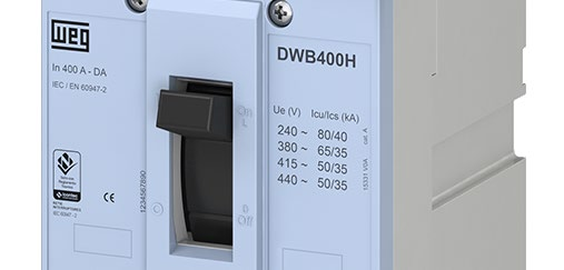 Os frontais da linha de disjuntores DWB são fabricados através de um sistema especial de gravação a laser, garantindo a