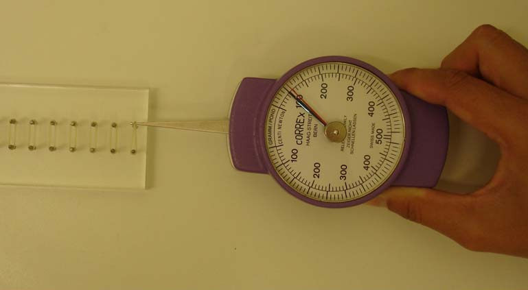 8 - Paquímetro eletronic digital Caliper - Masel (0-100mm) registrando o diâmetro