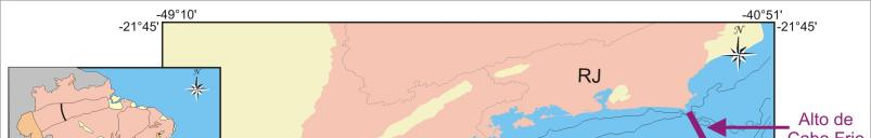 21 II. Geologia Regional A Bacia de está localizada na margem leste do Brasil (Fig.