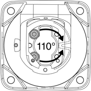 Colocação da cobertura de poliéster M8 x 12 CP 60/120 Possibilidade de ajuste gradativo do