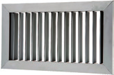 2.4 VO Simples deflexão com alhetas verticais Utilização: Insuflação de ar para aplicações de ventilação e ar condicionado.