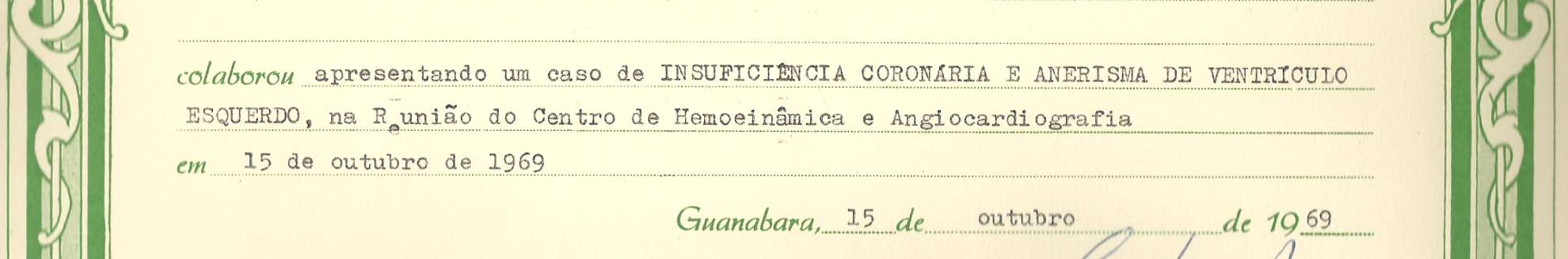 1969:Estado da Guanabara IECAC Insuficiência