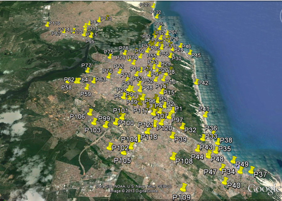 Medições de RNI Natal/RN 23 Pontos