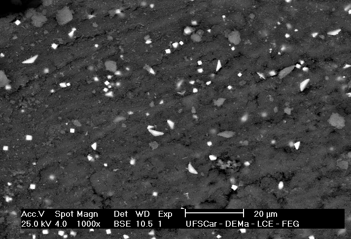 Figura 7- a) nanopartículas de prata- titânio, b) distribuição do tamanho das nanopartículas de prata sobre nanopartículas de dióxido de titânio.