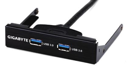 2) F_USB/F_USB2/F_USB3 (Conectores USB 2.0/.) Os conectores estão em conformidade com a especificação USB 2.0/.. Cada conector USB pode fornecer duas portas USB através de um suporte USB opcional.