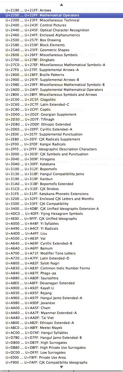 alphab= "not defined yet"; } Estes dados foram retirados da página web " UTF-8 encoding table and Unicode characters".