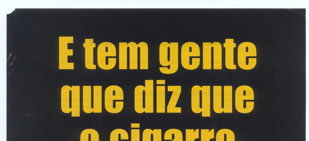 Mito! Cada cigarro contém mais de