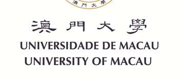 Macau PROGRAMA Primeira Parte / Primeiro Dia 09:00 Chegada dos convidados 09:15 09:30 SESSÃO DE ABERTURA Prof. Rui Martins, Vice-Reitor, Investigação Científica, Universidade de Dr.