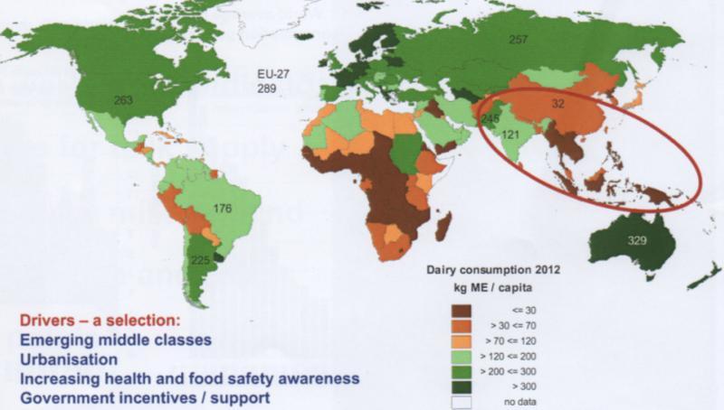 DEMANDA ÁSIA - maior crescimento do consumo per capita 4.