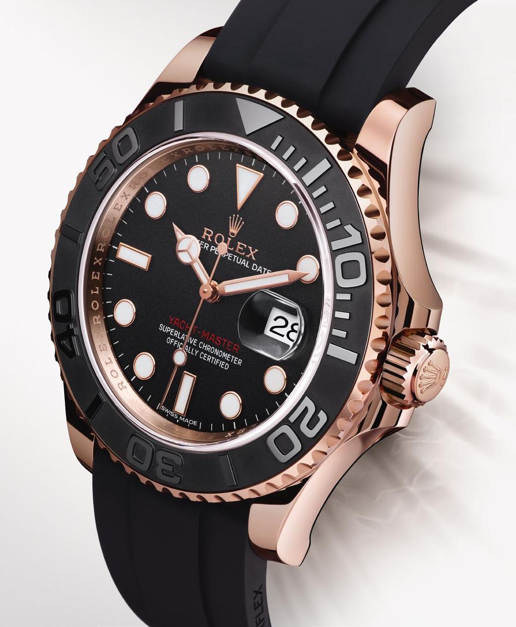 Este novo Yacht-Master é apresentado em dois tamanhos: 40 mm e um novo diâmetro de 37 mm.