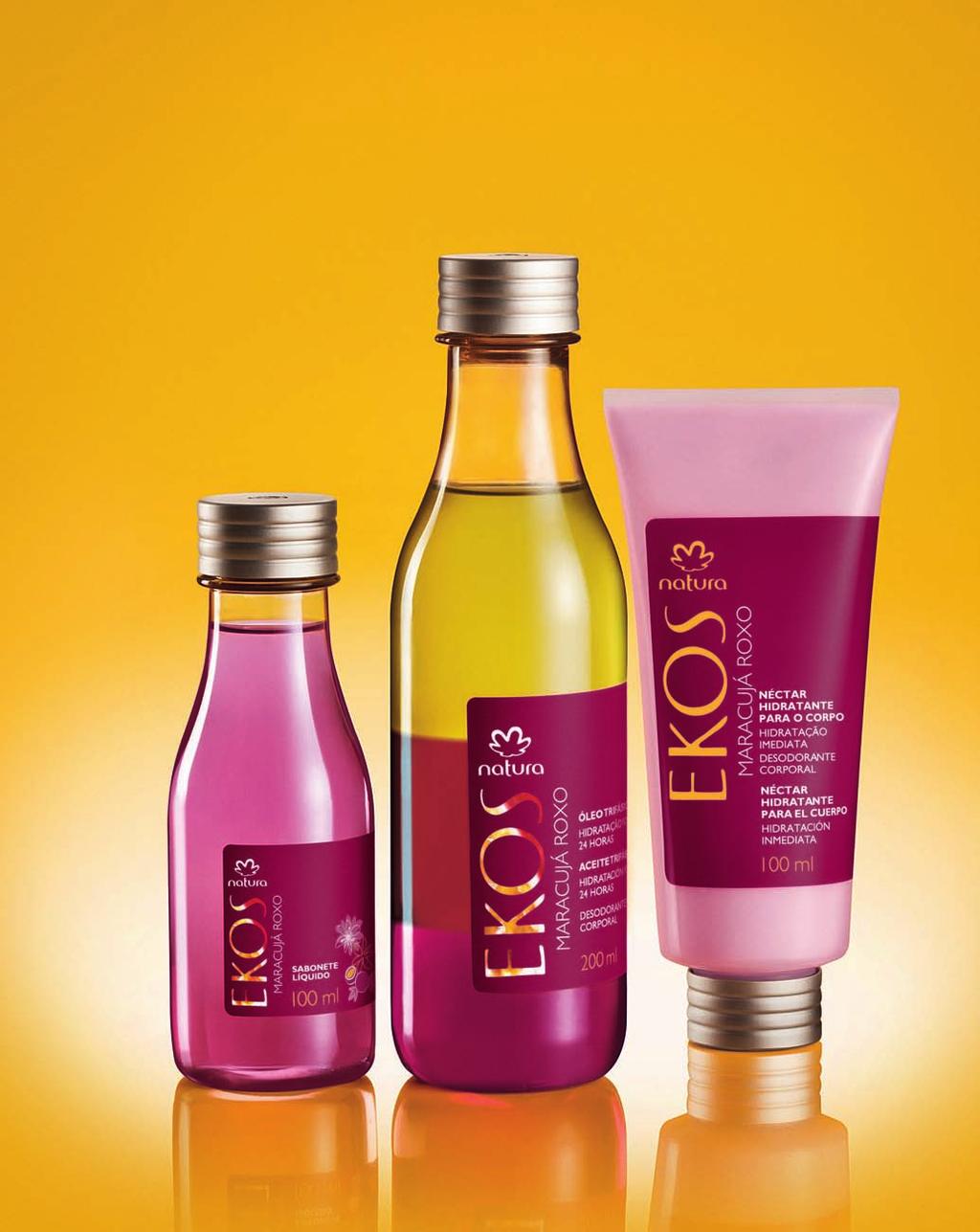 Presente Natura EKOs MARACUJÁ ROXO 1 Sabonete líquido para o corpo 100 ml EXCLUSIVO 1 Óleo trifásico desodorante